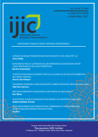 IJIC Indonesian Journal of Islamic Communication volume 6 no 1-2 th 2023, volume 7 no 1-2 th 2024