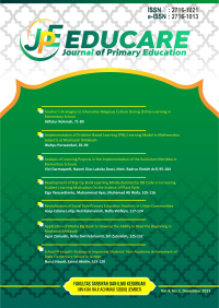 EDUCARE: Journal of Primary Education volume 4 no 1-2 tahun 2023, volume 5 no 1-2 tahun 2024