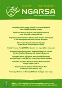 Ngarsa : Journal of Dedication Based on Local wisdom Vol. 4 No. 1 tahun 2024