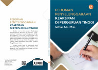 Image of Pedoman Penyelenggaraan Kearsipan Di Perguruan Tinggi