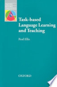 Task-based language learning and teaching