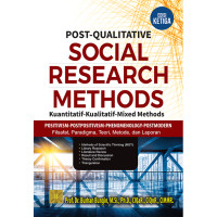 Post-Qualitative Social Research Methods : Kuantitatif-Kualitatif-Mixed Methods Positiism-Postpositivism-Phenonenology-Postmodern Filsafat, Paradigma, teori, Metode Dan Laporan