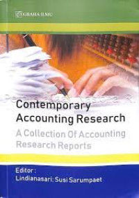 Contemporary Accounting Research A Collection of Accounting Research Reports
